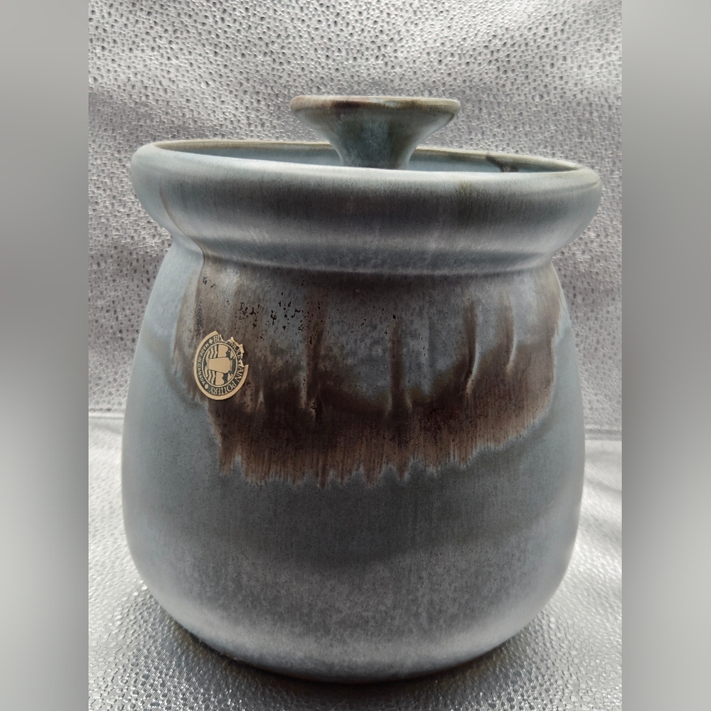 Blue Mountain Pottery Canada Cookie Jar Slate Blue